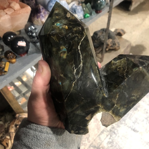 Labradorite  double tower - Picture 7 of 16